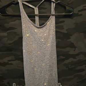 Elegant Gray Starry Women's Tank Top